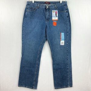 Riders by Lee Women’s Blue Denim Blue Jea 
Size 18 M Straight Leg 100% Cotton